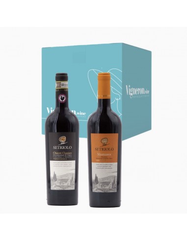 Memores 2017 & Chianti Classico 2019 - 6 Bottiglie - Setriolo Box