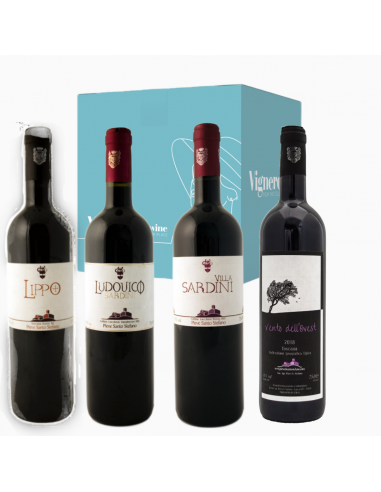 Il sapore di Villa Sardini - 4 bottiglie - Villa Sardini Box