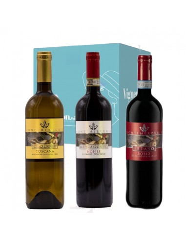 Il Rosso, il Nobile e... il Caduceo - 6 bottiglie - Montemercurio Box