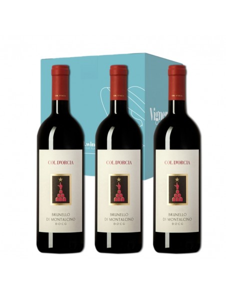 Verticale 2012, 2014, 2015 Brunello di Montalcino DOCG - 3 bottiglie - Col D'Orcia Box
