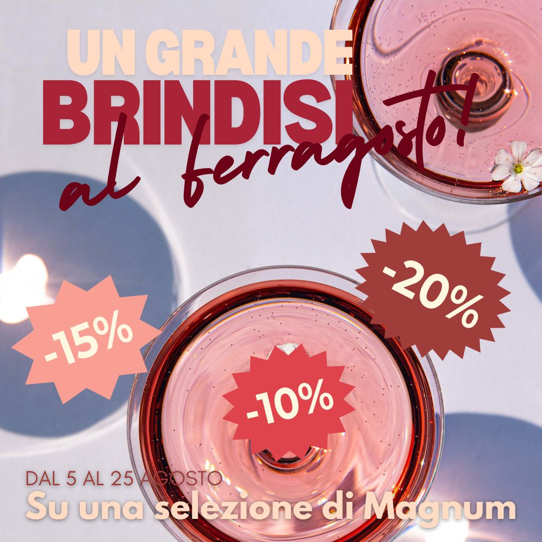 Un grande brindisi al ferragosto! - Fino al 20% di sconto su una selezione di Magnum!